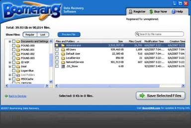Boomerang Data Recovery logo