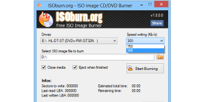 ISOburn 1.0 logo
