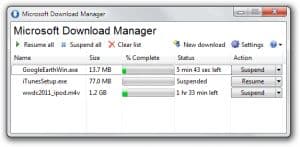Microsoft Download Manager 1.2.1 logo