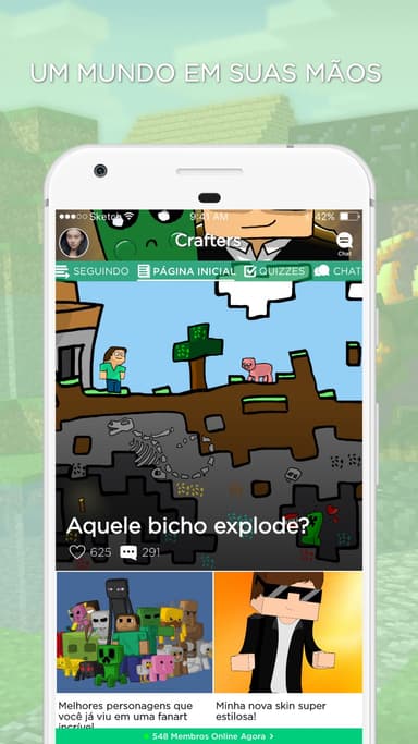 Minecraft Amino em Português APK logo