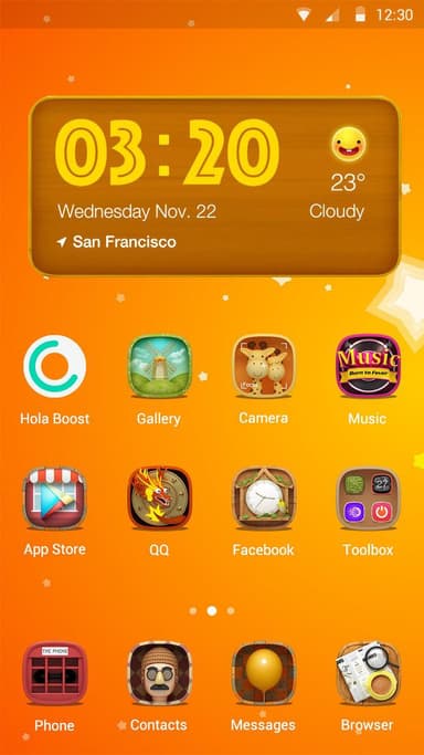 Hola 2016- launcher Theme APK logo