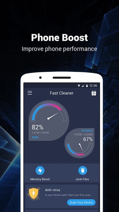 Fast Cleaner - Speed Booster APK logo