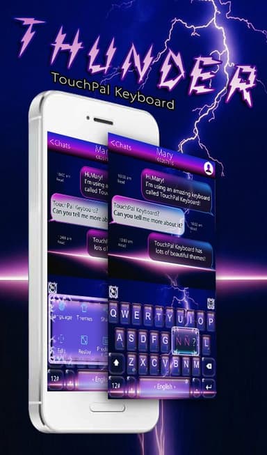 Night Thunder Keyboard Theme APK logo