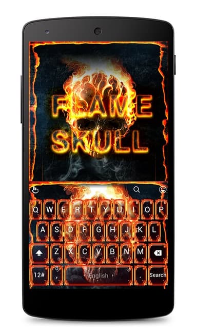 Flame Skull Keyboard Theme APK logo
