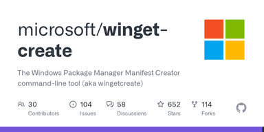Windows Package Manager Manifest Creator logo