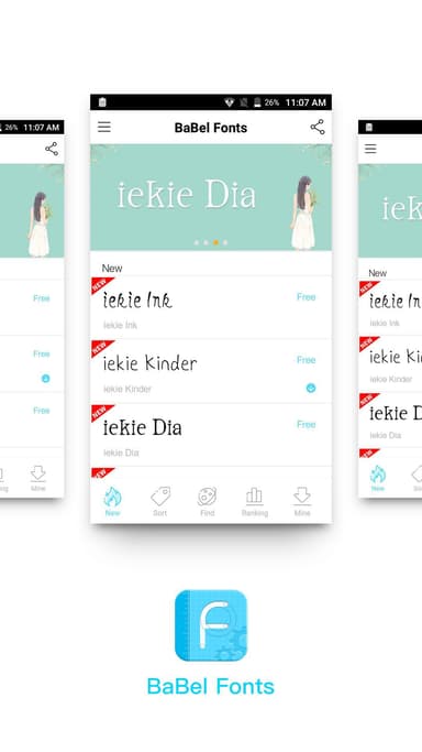 BaBel Fonts-Lovely Fonts APK logo