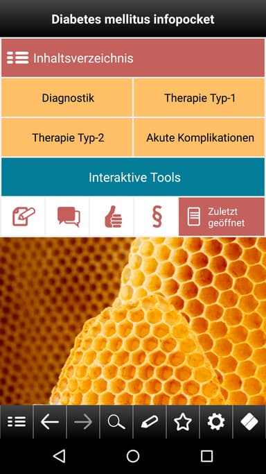Diabetes mellitus infopocket APK logo