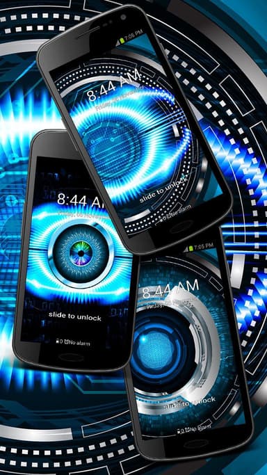 Cybernetic Eye GO Locker Theme APK logo