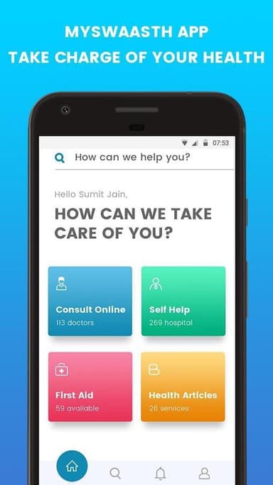 MySwaasth: Complete Healthcare APK logo
