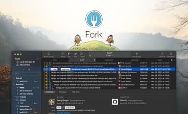 Fork - a fast and friendly git client logo