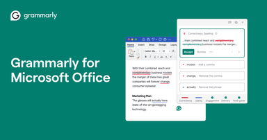 Grammarly for Microsoft® Office Suite logo