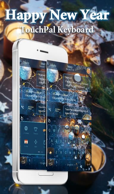 2017 Happy New Year Keyboard APK logo