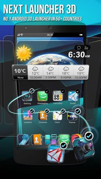 Next Launcher 3D Shell Lite APK logo