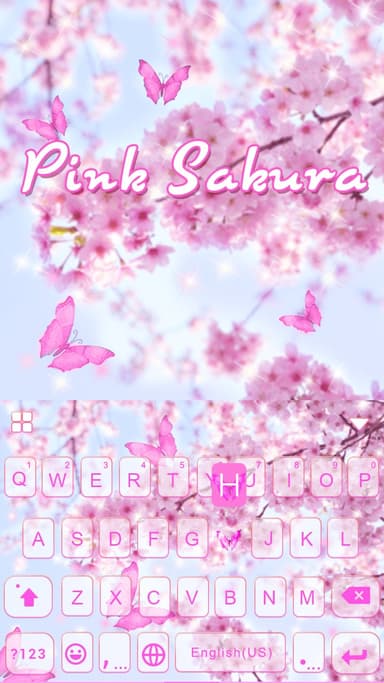 PinkSakura Kika Keyboard Theme APK logo
