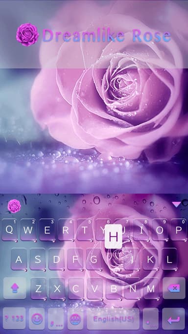 Dreamlike Rose Keyboard Theme APK logo
