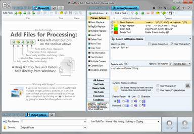 Batch Text File Editor Free Edition logo