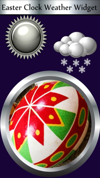 Easter Clock Weather Widget APK logo