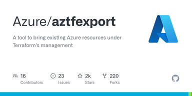 Microsoft Azure Export for Terraform logo