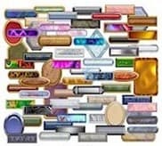 1000 Web Page Buttons logo
