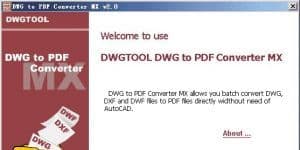 DWG to PDF Converter MX 6.2.6 logo