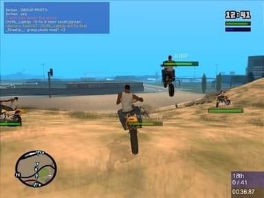 Grand Theft Auto (GTA): San Andreas Multi Theft Auto mod logo