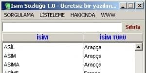 İsimler Sözlüğü 1.3 logo