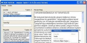 Makale Takibi 1.20 logo