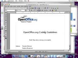 Open Office (Mac) logo