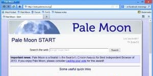 Pale Moon 26.3.2 Ücretsiz Türkçe 20.4 MB logo