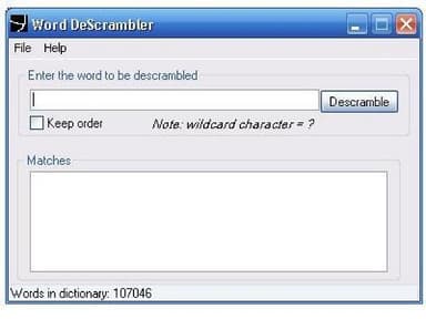Word Descrambler logo