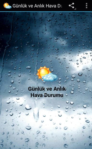 Günlük ve Anlık Hava Durumu APK logo