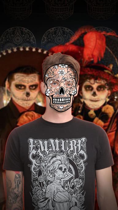 Day Of The Dead Skull Editor APK logo