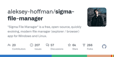 Sigma file manager logo
