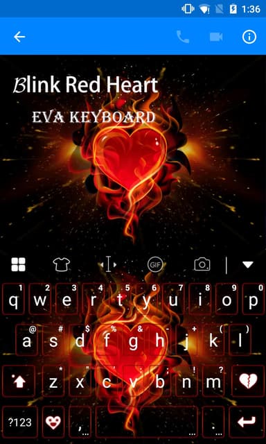 Blink Kırmızı Kalp Emoji Klavye MUAYENE logo