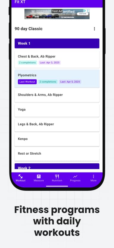 Fit XT Free (90Droid) APK logo