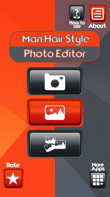 Man Hair Style Photo Editor APK logo