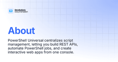 PowerShell Universal Desktop logo