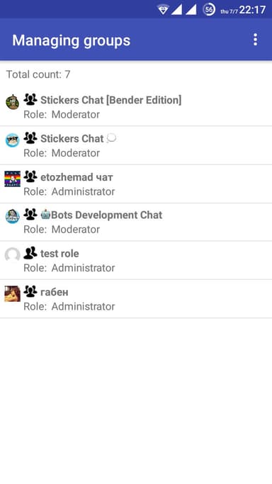 AdminTools for Telegram APK logo