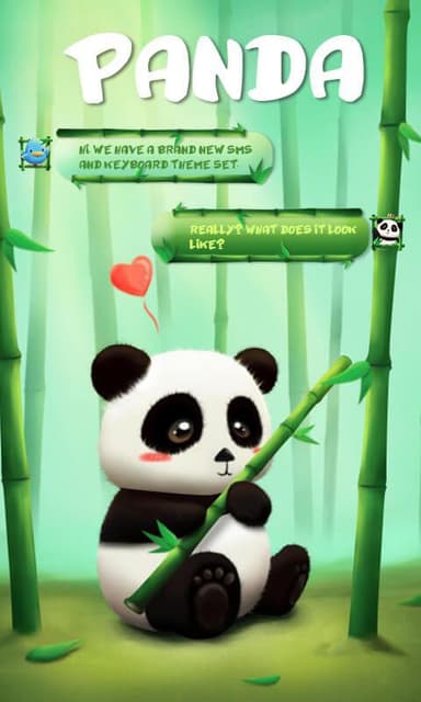 GO SMS PRO PANDA THEME APK logo