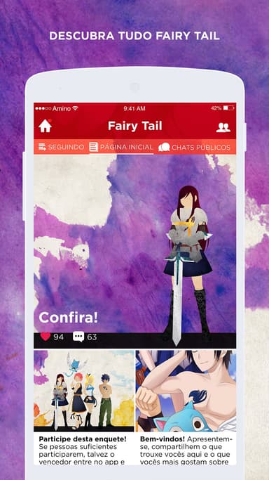 Amino Fairy Tail em Português APK logo