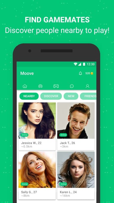 Moove - Play, Chat Real People APK logo
