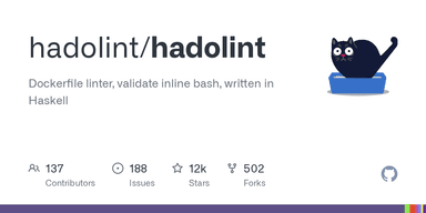 Haskell Dockerfile Linter logo