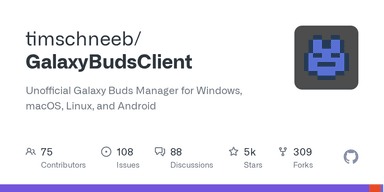 Galaxy Buds Manager (Unofficial) logo
