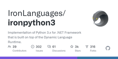 IronPython 3 logo
