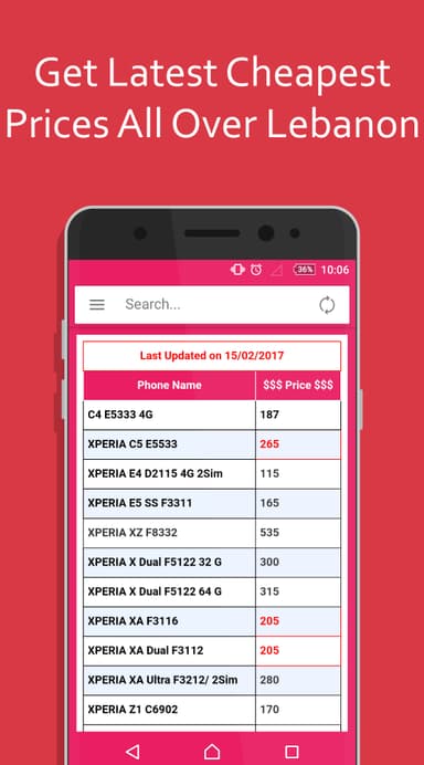 961Mobile Prices APK logo