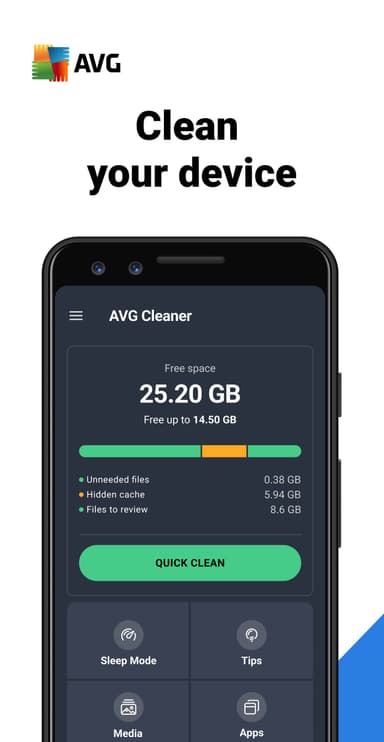 AVG Cleaner & Battery Booster APK logo