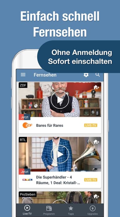 Fernsehen App mit Live TV APK logo