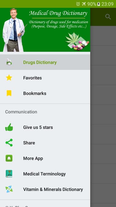 Drugs Dictionary Offline APK logo