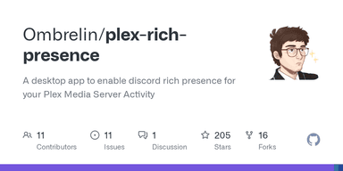 PLEX Rich Presence logo