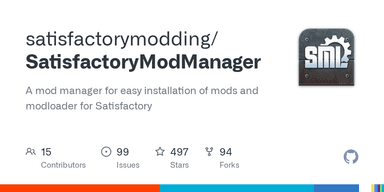 Satisfactory Mod Manager logo